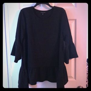 Plus size peplum blouse